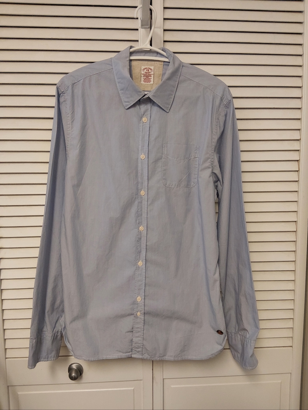 Scotch And Soda Light Blue Long-Sleeve Button-Up Shirt